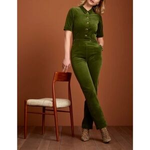 EUC King Louie Green Corduroy Jumpsuit - XL